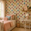 Load image into Gallery viewer, Brinley Way Daisy Floral Peel and Stick and Traditional Wallpaper
