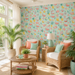 Load image into Gallery viewer, Summerfield Lane Tropical Fruit Peel and Stick and Traditional Wallpaper
