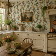 Load image into Gallery viewer, Corrine Victorian Botanical Chinoiserie Floral  Peel and Stick and Traditional Wallpaper
