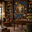 Load image into Gallery viewer, Pippit Drive Dark Floral Peel and Stick and Traditional Wallpaper
