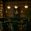 Load image into Gallery viewer, Neve Avenue Gold Art Deco Peel and Stick and Traditional Wallpaper
