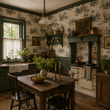 Load image into Gallery viewer, Alfred Mews Victorian Toile Peel and Stick and Traditional Wallpaper
