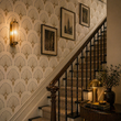 Load image into Gallery viewer, Arlene Gold Ornate Art Deco Peel and Stick and Traditional Wallpaper
