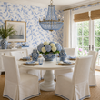 Load image into Gallery viewer, Pleydell Court Blue Botanical Peel and Stick and Traditional Wallpaper
