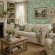 Load image into Gallery viewer, Dulas Street Daisy Garden Peel and Stick and Traditional Wallpaper
