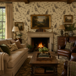 Load image into Gallery viewer, Pheasant Grove Beige Victorian Pheasant Peel and Stick and Traditional Wallpaper
