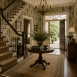 Load image into Gallery viewer, Shakespeare Crescent Victorian Damask Peel and Stick and Traditional Wallpaper
