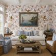 Load image into Gallery viewer, Franklin Sea Turtle Coastal Nautical Peel and Stick and Traditional Wallpaper
