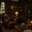 Load image into Gallery viewer, Hailes Avenue Victorian Floral Peel and Stick and Traditional Wallpaper
