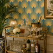 Load image into Gallery viewer, Castle Mews Elegant Art Deco Peel and Stick and Traditional Wallpaper
