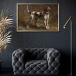 Load image into Gallery viewer, A Limier Briquet Hound, by Rosa Bonheur, circa 1856
