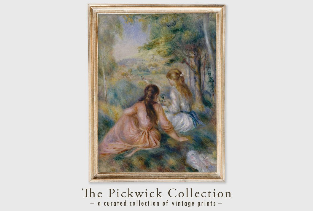 In The Meadow, by Pierre-Auguste Renoir, circa 1888-1892