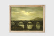 Load image into Gallery viewer, One of the Bridges over the Seine, Paris, in the Moonlight, by Antonie Waldorp, circa 1835
