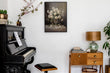 Load image into Gallery viewer, Moody Vintage White Roses Floral Still Life

