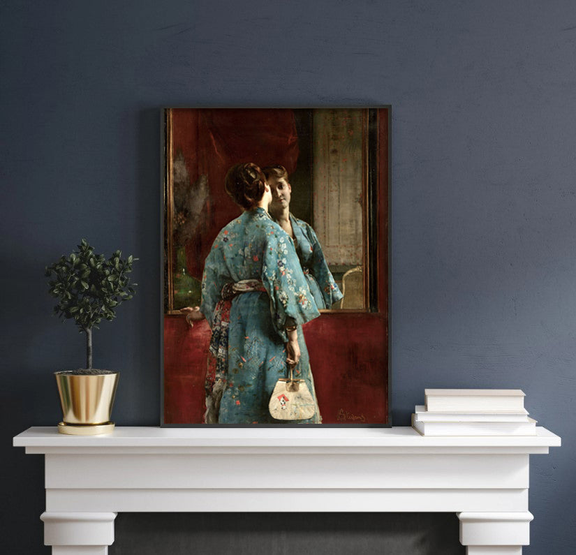 The Japanese Robe, by Alfred Stevens, circa 1872