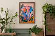 Load image into Gallery viewer, Abstract Jungle Elephant Abstract Wall Art Print

