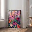 Load image into Gallery viewer, Paint on Canvas Wildflowers Wall Art Print
