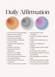 Load image into Gallery viewer, Daily Affirmations Reminders Wall Art Print

