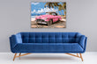 Load image into Gallery viewer, Vintage Car on the Beach Wall Art Print

