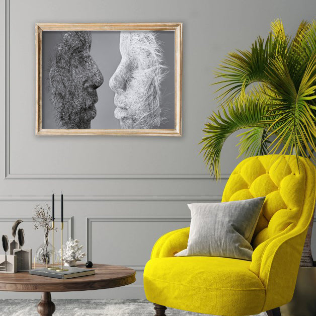 Eclectic Two-Faced Contemporary Wall Art Print