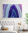 Load image into Gallery viewer, Agate Purple Abstract Wall Art Print

