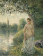 Load image into Gallery viewer, The Bather by Camille Pissarro, circa 1895
