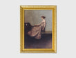 Load image into Gallery viewer, The Letter, by Thomas Wilmer Dewing, circa 1895
