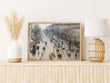 Load image into Gallery viewer, The Boulevard Montmartre, by Camille Pissarro, circa 1897
