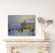 Load image into Gallery viewer, Vintage Old City Oil Painting Print, circa 1800&#39;s
