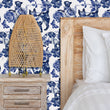 Load image into Gallery viewer, Cobalt Mews Cobalt Blue Toile Cats Wallpaper

