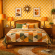 Load image into Gallery viewer, Gertty Lane Vintage Geometric Peel and Stick and Traditional Wallpaper
