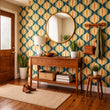 Load image into Gallery viewer, Martha Retro Mid-Century Modern Vintage Peel and Stick and Traditional Wallpaper
