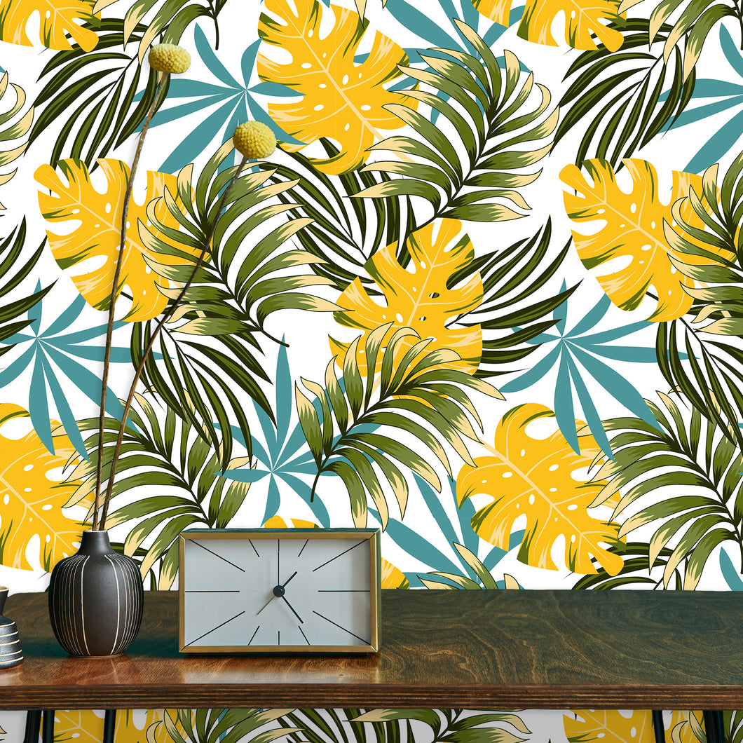 Audley Grove Vintage Tropical Peel and Stick Wallpaper