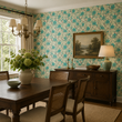 Load image into Gallery viewer, Camila Road Vintage Blue Floral Peel and Stick and Traditional Wallpaper
