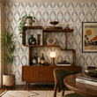 Load image into Gallery viewer, Alton Street Geometric Mid-Century Modern Peel and Stick and Traditional Wallpaper
