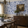 Load image into Gallery viewer, Three Quays Walk Vintage Floral Peel and Stick and Traditional Wallpaper
