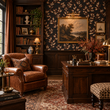 Load image into Gallery viewer, Cicerly Road Gold Leaves Peel and Stick and Traditional Wallpaper
