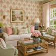 Load image into Gallery viewer, Chelsie Antique Vintage Floral Peel and Stick and Traditional Wallpaper
