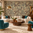 Load image into Gallery viewer, Alexandria Place Paisley Peel and Stick and Traditional Wallpaper
