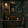 Load image into Gallery viewer, Allister Moody Moth Night Garden Botanical Peel and Stick and Traditional Wallpaper
