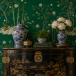 Load image into Gallery viewer, Agusta Way Botanical Chinoiserie Peel and Stick and Traditional Wallpaper
