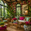 Load image into Gallery viewer, Ambrose Avenue Floral Botanical Peel and Stick and Traditional Wallpaper
