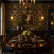 Load image into Gallery viewer, Brockley Hall Victorian Ornate Damask Peel and Stick and Traditional Wallpaper
