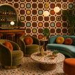 Load image into Gallery viewer, Archie Bold Mid-Century Modern Peel and Stick and Traditional Wallpaper
