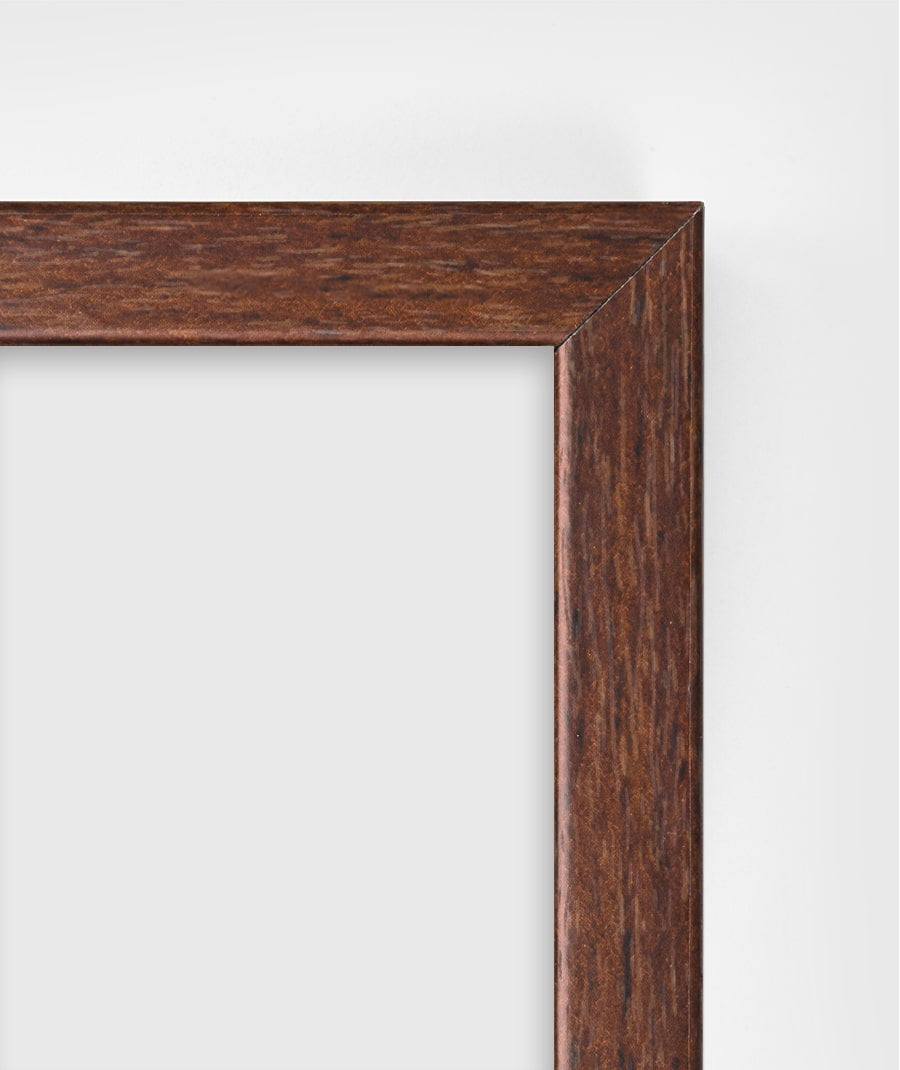 Dark Wood Modern Wall Frame