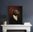 Load image into Gallery viewer, Altered Art Royal Dog Portrait Wall Art Print
