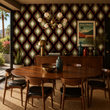 Load image into Gallery viewer, Teddy Mid Century Modern Retro Geometric Peel and Stick and Traditional Wallpaper
