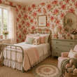 Load image into Gallery viewer, Aaliyah Avenue Pink Roses Peel and Stick and Traditional Wallpaper
