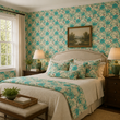 Load image into Gallery viewer, Camila Road Vintage Blue Floral Peel and Stick and Traditional Wallpaper
