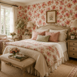 Load image into Gallery viewer, Aaliyah Avenue Pink Roses Peel and Stick and Traditional Wallpaper
